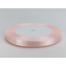 Szatén szalag, babarózsaszín - 6mm x 22m/tekercs rövidáru