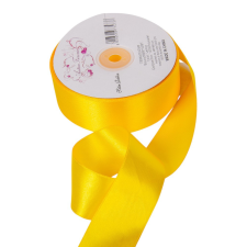  Szatén szalag Lemon 38mmx50m dekorációs kellék