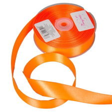  Szatén szalag Orange 25mmx50m dekorációs kellék