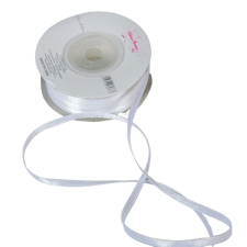  Szatén szalag White 3mmx50m dekorációs kellék