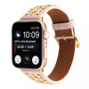 Szegecses bőr Apple Watch 38/ 40/ 41 mm szegecses bőr óraszíj rózsaszín