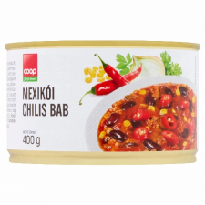 SZEGEDI PAPRIKA ZRT Coop mexikói chilis bab 400 g konzerv