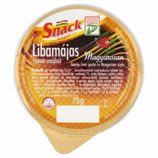 SZEGEDI PAPRIKA ZRT Snack Szeged libamájas hízott májból magyarosan 75 g konzerv