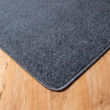 Szegett szőnyeg 100×200 cm – Sötétszürke egyszínű (6554) lakástextília