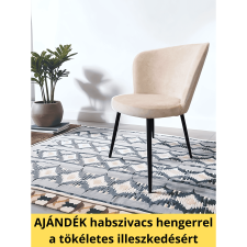  Székhuzat JYSK RISSKOV étkezőszékre (elasztikus, mosható, DRAPP BARNA) lakástextília