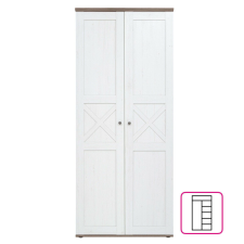  Szekrény, canyon fenyő/sonoma trüffel tölgy, TEINA SZF2D006 bútor