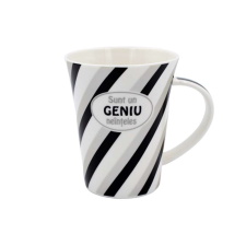 Személyre szabott porcelán bögre "Félreértett GENIUS vagyok" üzenettel ajándéktárgy