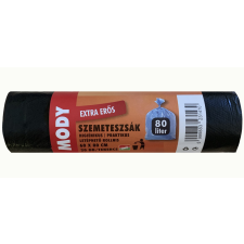 Szemeteszsák 60x80 80 literes fekete, 15 mikron tisztító- és takarítószer, higiénia
