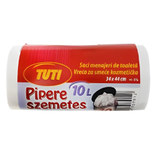  Szemeteszsák TUTI 10L pipere 40 db/tekercs tisztító- és takarítószer, higiénia