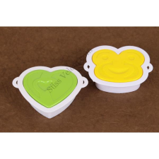  Szendvics kiszúró - Béka és szív mintával, gyerekeknek konyhai eszköz