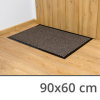  Szennyfogó szőnyeg, lábtörlő, gumírozott hátoldallal (90x60 cm) barna