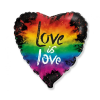  Szerelem Love is Love fólia lufi 46 cm