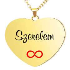  Szerelem végtelen medál lánccal, választható több formában és színben nyaklánc