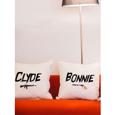Szerelmes páros párna - Bonnie és Clyde lakástextília