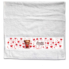  Szerelmes törölköző, Macika, 2 méretben lakástextília