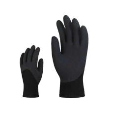  SZERELŐKESZTYŰ, TÉLI, FEKETE HP LATEX TENYÉR, 3/4 HÁT (8)