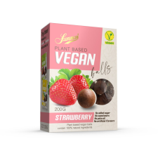 Szerencsi vegan balls datolya golyó epres 200 g csokoládé és édesség