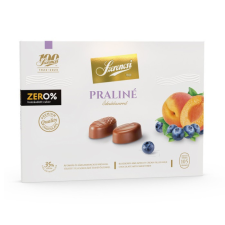 Szerencsi zero praliné áfonya és sárgabarack töltött maltitos tejcsokoládé 105 g csokoládé és édesség