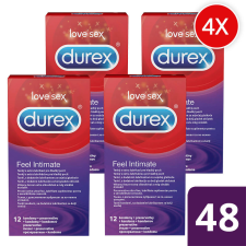 szexvital.hu Durex Feel Intimate - vékonyfalú óvszer csomag (4 x 12db) óvszer