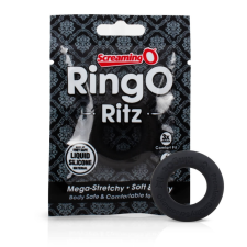 szexvital.hu Screaming O Ritz - szilikon péniszgyűrű (fekete) péniszgyűrű