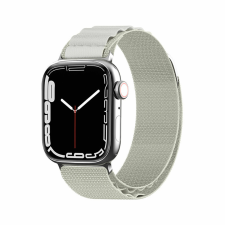 Szíj alpesi acél csattal Apple Watchhoz 38/40/41 mm - ezüst okosóra kellék