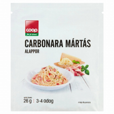 Szilasfood Kft. Coop carbonara mártás alappor 26 g alapvető élelmiszer