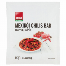 Szilasfood Kft. Coop csípős mexikói chilis bab alappor 45 g alapvető élelmiszer