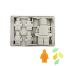 Szilikon bonbon és csokoládé forma-Lego figurák sütés és főzés
