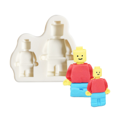 Szilikon fondant és marcipán mintázó – LEGO figurák sütés és főzés