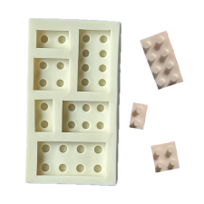  Szilikon fondant és marcipán mintázó-Lego kockák 5,7x10,2cm sütés és főzés