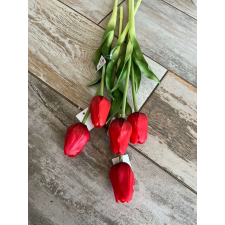Szilikon gumi tulipán SZÁLAS _az ár 1 db ra vonatkozik-PIROS dekoráció