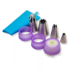  Szilikon habzsák szett-4+3 díszítőcső