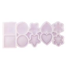  Szilikon nyalóka forma, négyszög, kör, csillag, szív, virág sütés és főzés