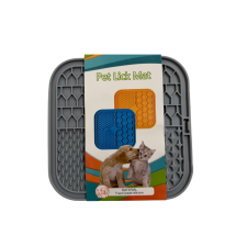  Szilikon nyalólap kutyáknak és macskáknak - szürke kutyatál