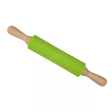  Szilikon nyújtófa, sodrófa fanyéllel 41 cm sütés és főzés