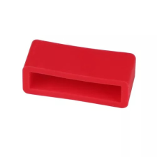 Szilikon óraszíj bújtató, piros, 24mm óraszíj