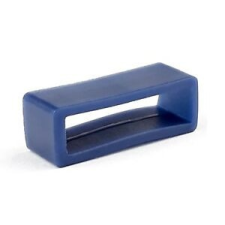 Szilikon óraszíj bújtató, sötétkék, 22mm óraszíj