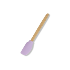 Szilikon spatula fa nyéllel sütés és főzés