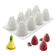  Szilikon Süti- és Mousse Forma – Makk alakú, 8 részes sütés és főzés