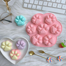  Szilikon Sütőforma – Mancs Mintás, 7 Részes sütés és főzés