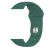 Szilikon szíj Apple Watch 42/ 44/ 45/ 49 mm szilikon óraszíj olivazöld színű Alphajack