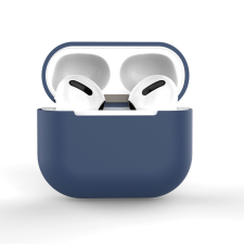 Szilikon Tok AirPods Pro-hoz, Lágy Kék Fülhallgató Védőborítás (Case C) fülhallgató, fejhallgató tok