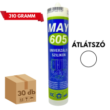  Szilikon Tömítő Ragasztó Átlátszó 310 Gr May605 - Karton barkácsolás, csiszolás, rögzítés