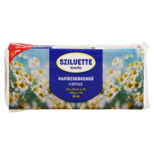 Sziluette kamillás papírzsebkendő 3rétegű 80db higiéniai papíráru
