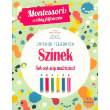  Színek - Montessori foglalkoztató könyv 3-4 éveseknek gyermek- és ifjúsági könyv