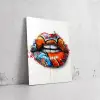 Színes Ajkak Csábítása - Pop Art Vászonkép