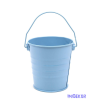  Színes bádog füles vödör 10cm - Kék