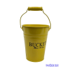  Színes bádog vödör 10 cm magas BUCKET - Sárga