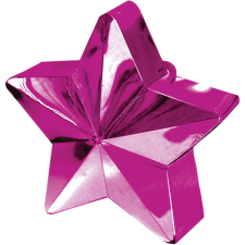 SZÍNES Bíborvörös Magenta csillag alakú léggömb, lufi súly party kellék