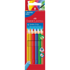  Színes ceruza FABER-CASTELL Jumbo Grip háromszögletű 6 db/készlet színes ceruza